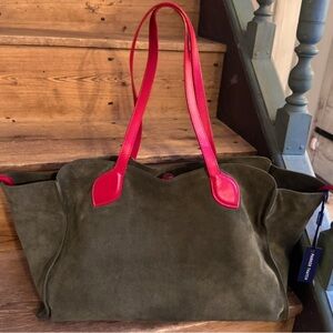 Parker Thatch. Olive Green and Red Jack. new with tags.